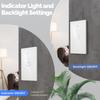 Tuya Moes Glass WiFi Wall Touch Smart Light Switch 1/2/3/4 Gang RF Wireless  Muilti-Control Compatible with AlexaGoogle Home