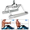 D Row Handle Press Down Bar Cable System Attachment Non Slip LAT Pull Gym V