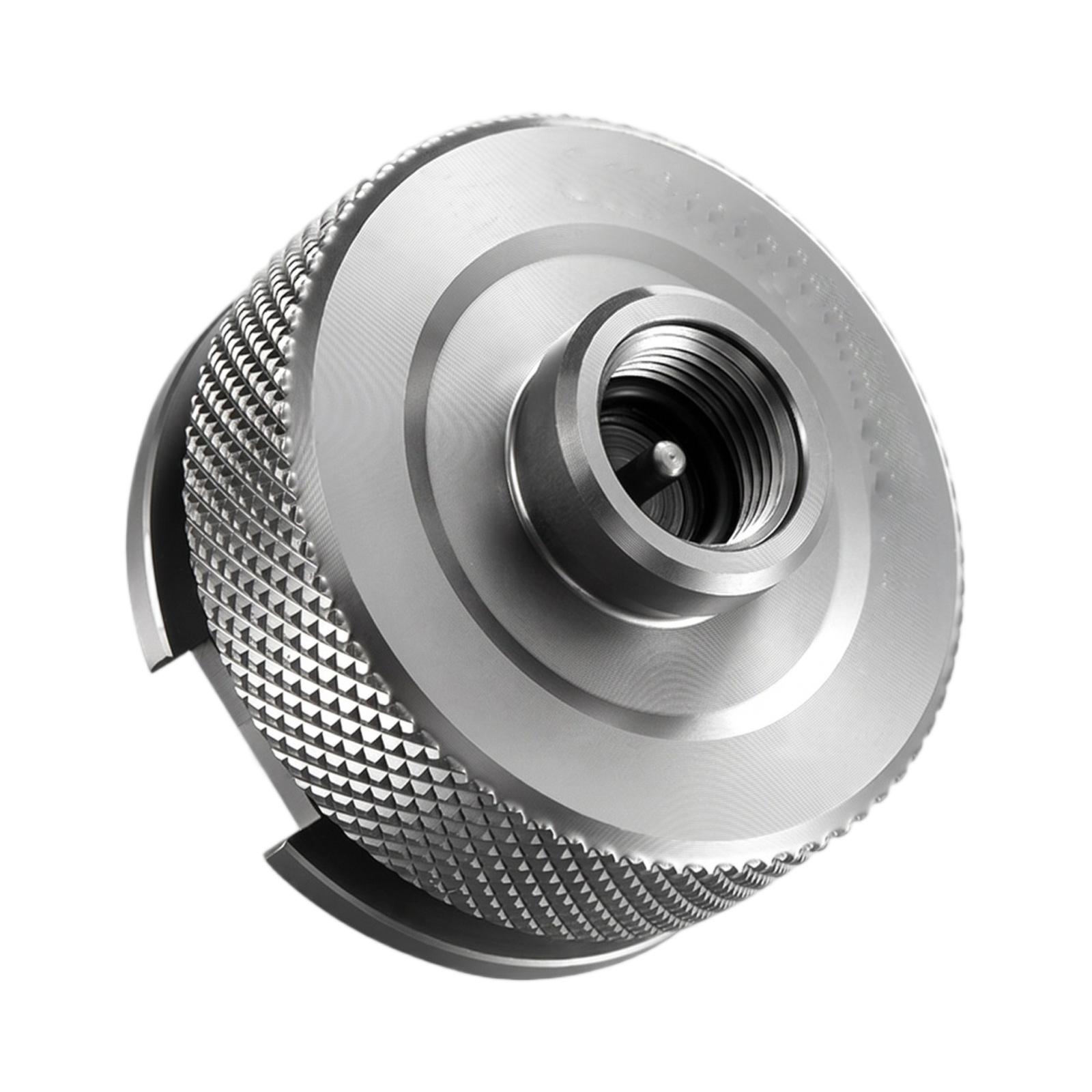 

Gas Canister Adapter Connector Camping Stove Fuel Tank Conversion Head Gas Cylinder Accessory Compatible with Standard Threaded Valves one size срібний