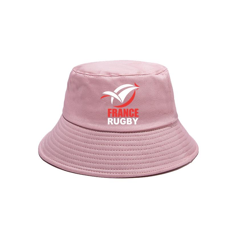 France Rugby Bucket Hat Cap Unisex Women Unisex Panama Cap Outdoor Summer Adjustable France Rugby Bob Caps MZ