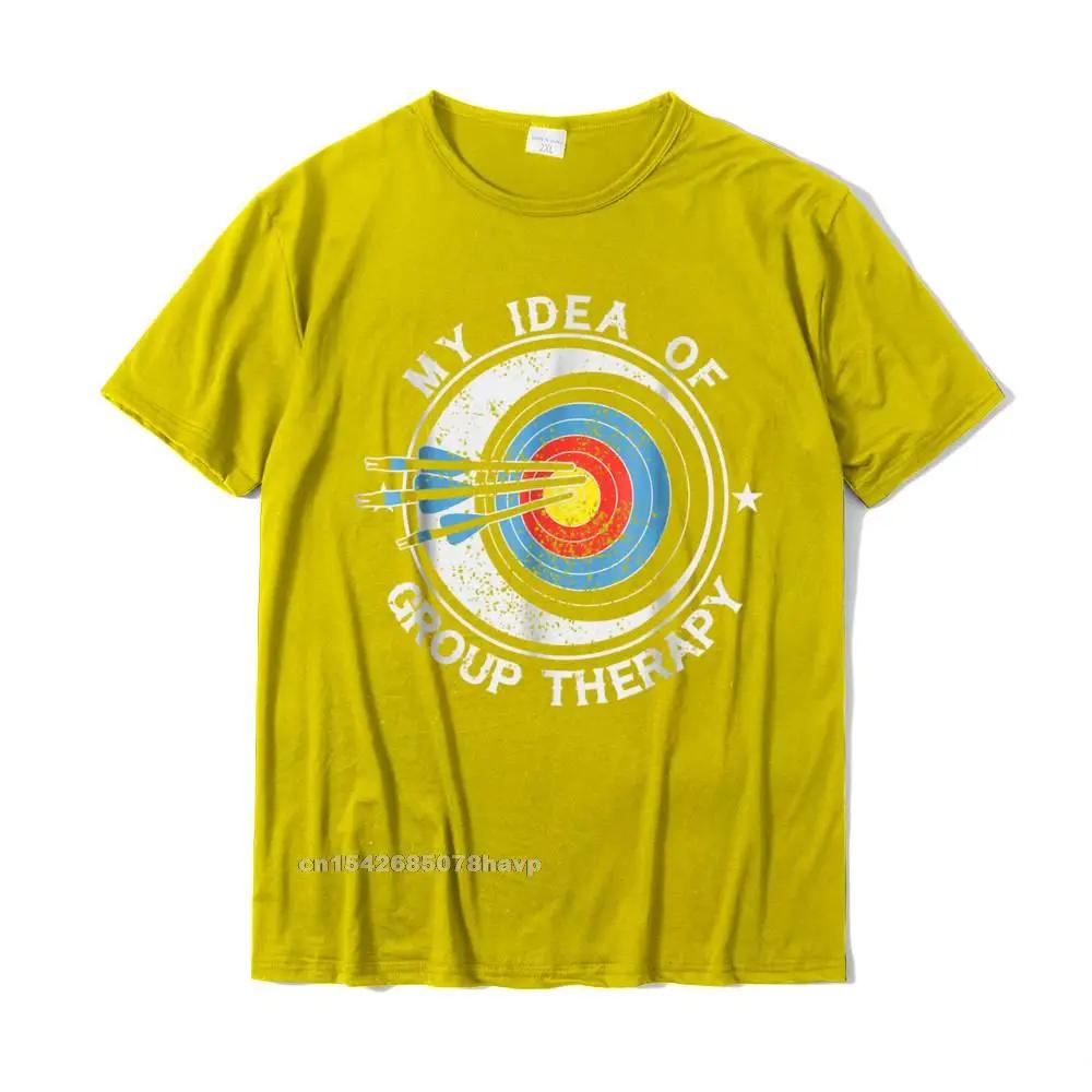 

Стрельба из лука — моя идея групповой терапии Футболки Удобные милые хлопковые топы Футболки с принтом для мужчин XXXXXL жёлтый