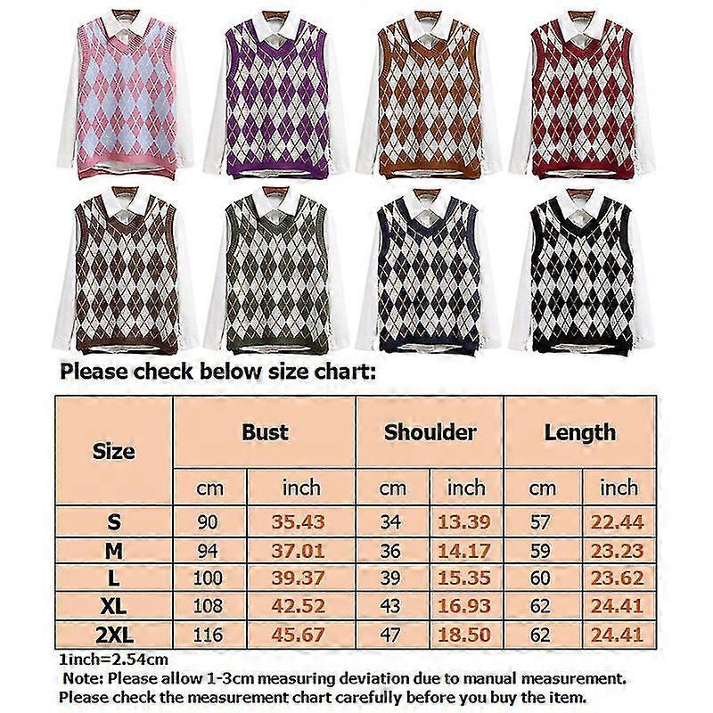 Ladies Loose V Neck Sweater Vest Women Casual Sleeveless Holiday Waistcoat Cozy