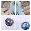 YIBOOOM Pin Badge for Perforated Collection Display Protects and Stores Pin Badges 55mm Pin Covers, 20-Piece Set, Transparent, Badges, Goods, (Fits