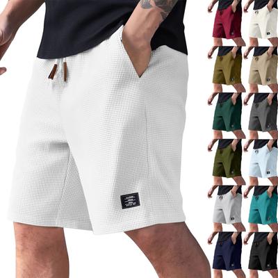 Men's Summer Casual Shorts Men's Fashion Sports Textured Shorts