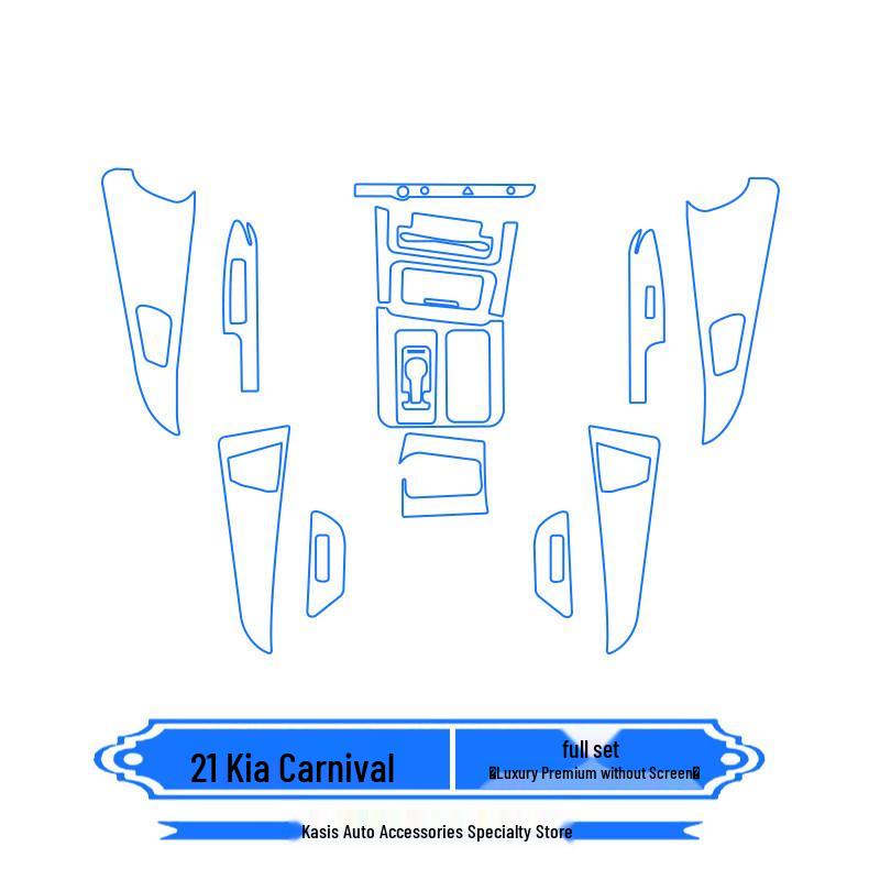 21st Gen Kia Carnival Navigation Screen Protector TPU Film