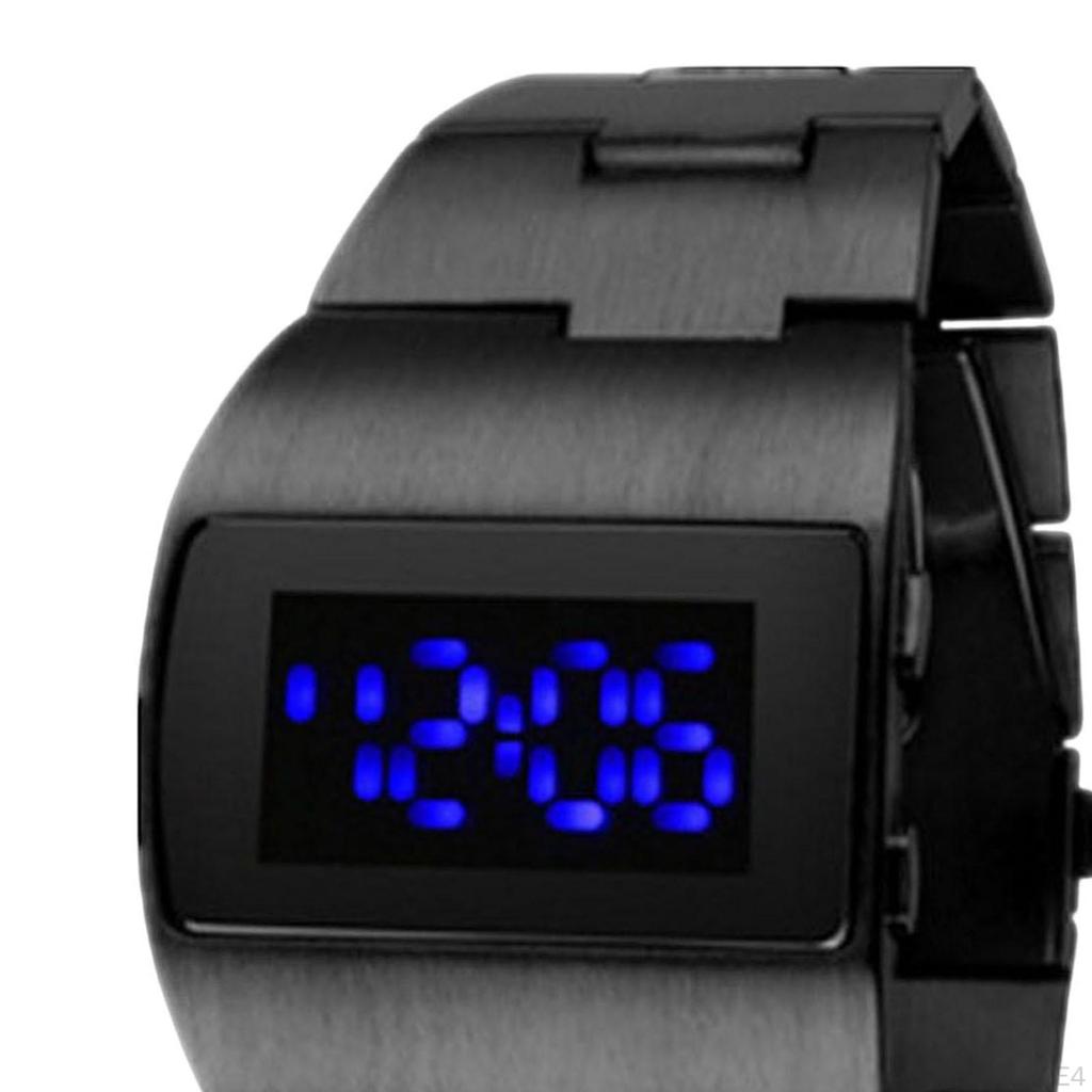Digital Sports Watch LED Screen Novelty Multifunction Alloy Simple Date Wrist