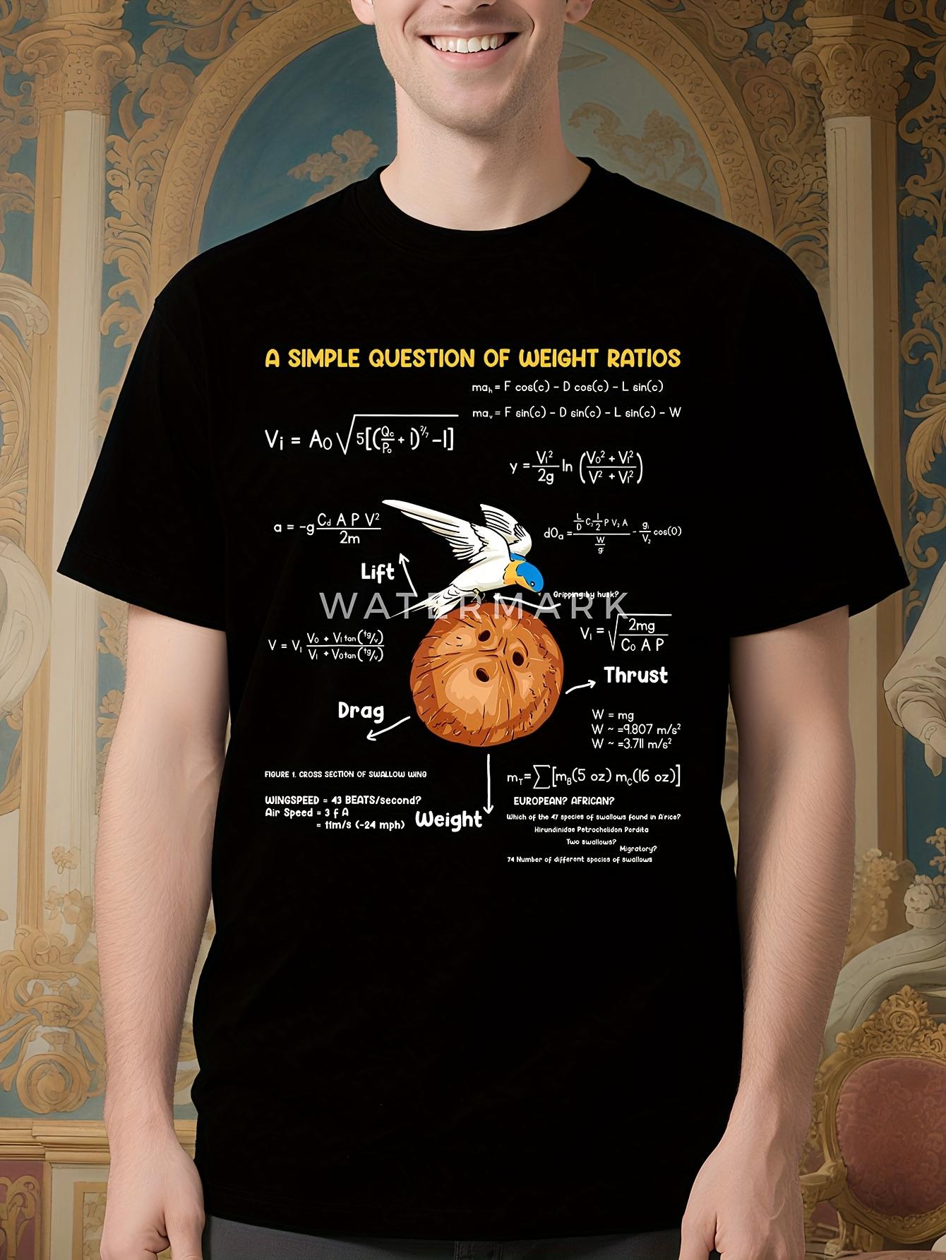 Funny Math Teacher Tshirt - Life is a Simple Question of ... XL