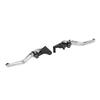 Pair of Motorcycle Brake Clutch Levers CNC Aluminum Alloy Adjustable Angle Ergonomic Brake