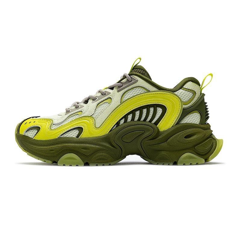 Anta Super Body S Low Top Casual Shoes Mens Yellow Green 112518851-5