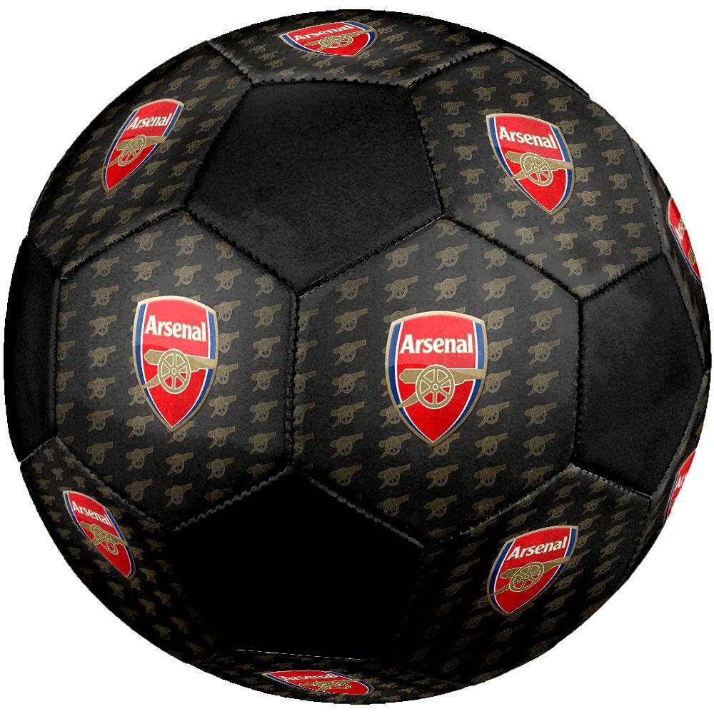 Pallone da Calcio Arsenal Football Club Taglia 5, Cucito a Macchina in PVC, Resistente e ad Alto Rimbalzo, Adatto a Tutte le Età, Merchandising per tifosi, Partite e Uso all'Aperto.