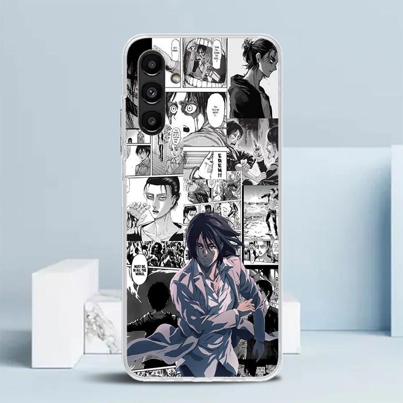 Attack Titan Anime Phone Case For Samsung Galaxy A17 A37 A57 A16 A15 A14 A13 A56 A55 A54 A53 A36 A35 A34 A33 A26 A25 A24 A23 Gal