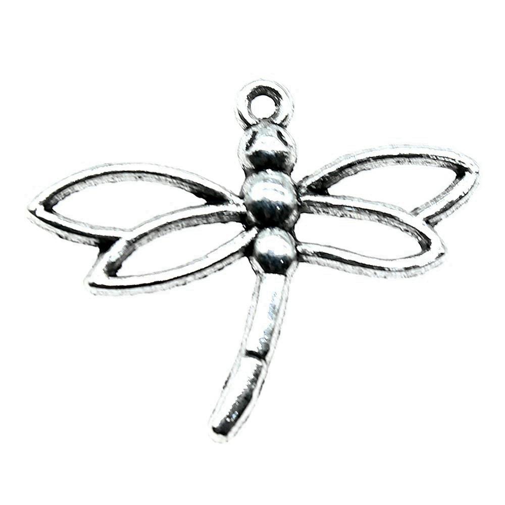 Dragonfly Charms Vintage Alloy Pendants For Insect Themed Handmade Jewelry Supplies