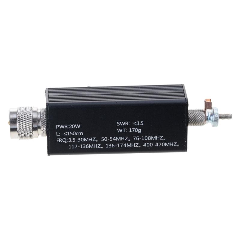 Tragbare 20W Kurzwellenantennen decken Frequenzbereiche von 3,5 MHz bis 55 MHz ab für Outdoor-Aktivitäten und Notfallkommunikation