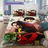 Thai Drama Character Art Poster Print 3‑Pieces Duvet Cover Set Pop Culture Bedding Bedroom Home Decor Without Pillow Core Comforter