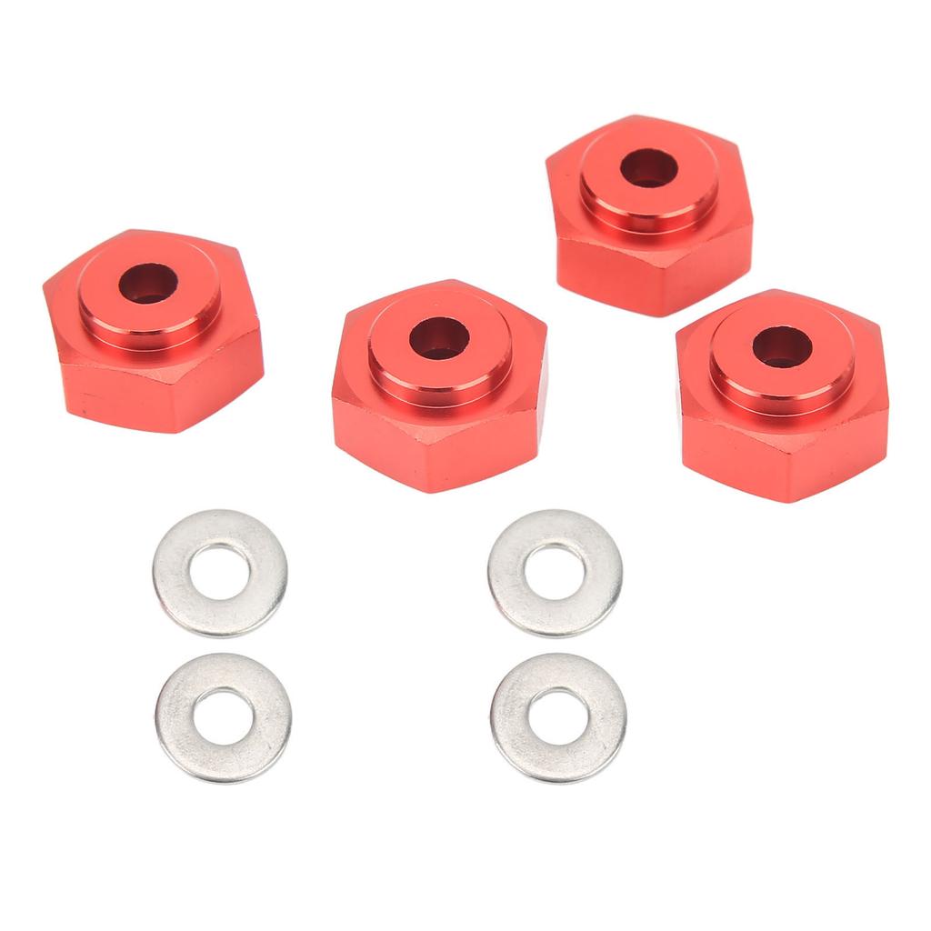 4pcs RC Hex Coupler Professional Aluminum Alloy RC Wheel Hex Adapter for 1Celsius10 RC Cars