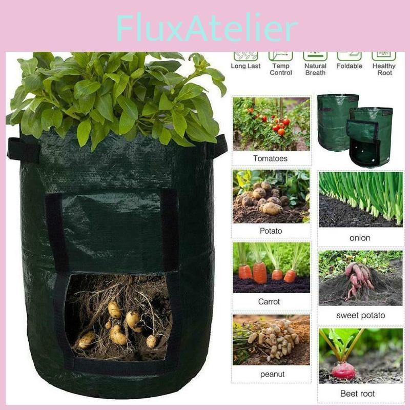 Versatile And Sturdy 10 Gallon Reusable Bags For Growing Fresh Produce Anywhere