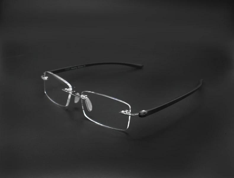Quality Quality Quality Quality Reader Reading Glasses Men Prescription Lens Glasses Women Eye Glasses Frameless PC 2