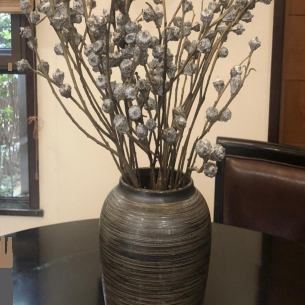 Jingdezhen Retro Keramikvase für frische/getrocknete Blumen – Hydroponischer Topf für Bonsai, Wohnzimmer-, Schlafzimmer- oder TV-Schrankdekoration.