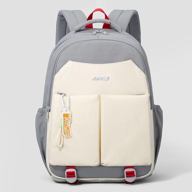 Contrast Patchwork Backpack Short-Distance Lightweight Backpack