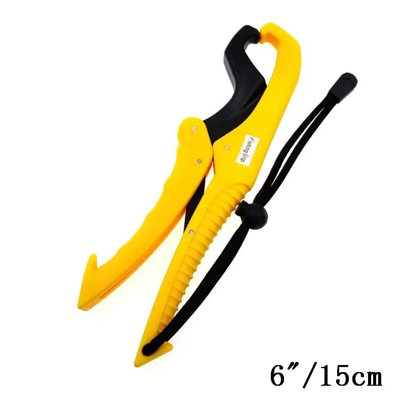 

Fish Lip Gripper 6 9 Grip Bass Trout ABS Fishing Pliers Gear Floating Pesca Controller Fishing Tool Tackle Plastic 6 Colors