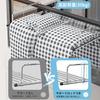 Folding Clothes Dryer, Balcony Drying Rack, Wall-Mounted, Extendable (78-140cm), Space-Saving Design for Gap Storage, Fits Futons, Pillows, Shoes, Tow