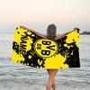 1pc Football28 Beach Towel with Custom Name, Beach/Swimming/Bath/Picnic/Camping Towel, Suitable for Seaside Beaches