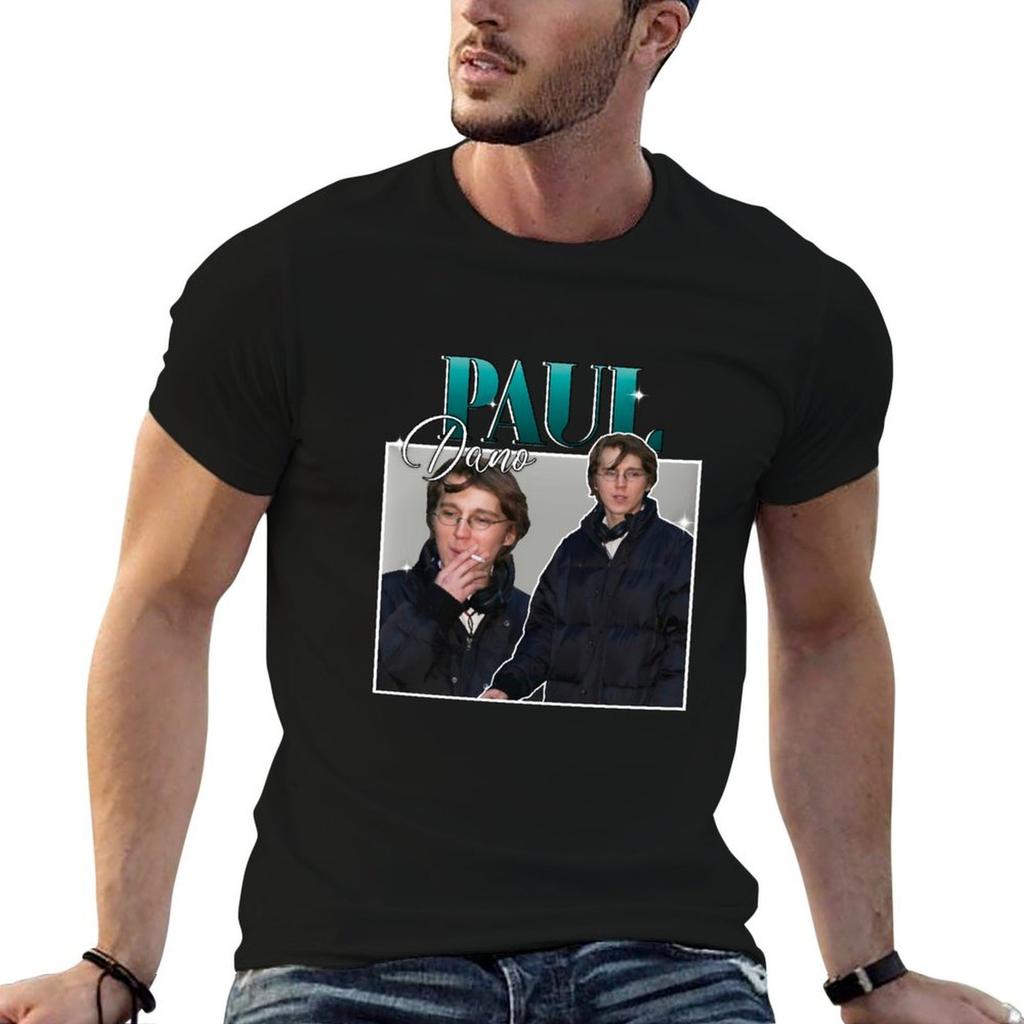 paul dano retro TShirt cotton t shirts high quality man t shirt cotton TShirt