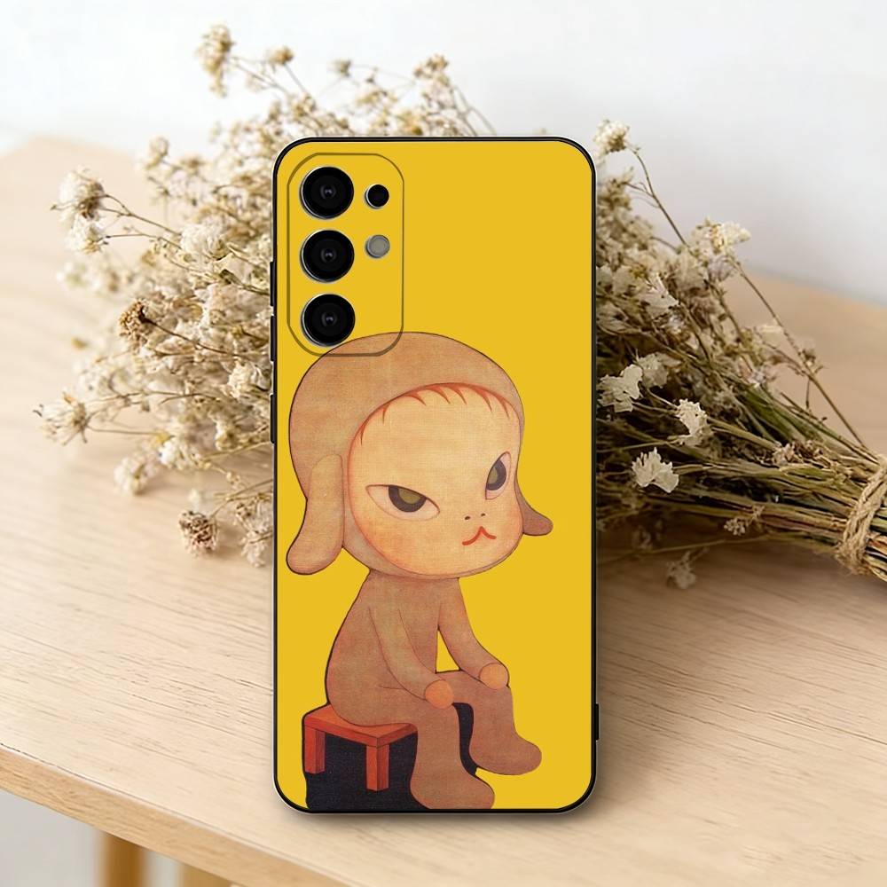 

Cute Y-Yoshitomo N-Nara Phone Case For Samsung S25,S24,S21,S22,S23,S30,Ultra,S20,Plus,Fe,Soft Silicone Black Cover Samsung S22ULTRA5G