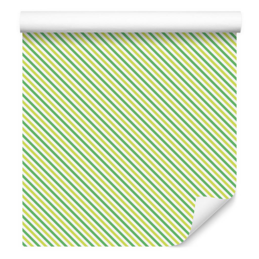 Lime and mint stripes wallpaper for living room and bedroom 50x1000