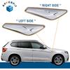 Front Fender Chrome Trim Finisher for Left Driver & Right Passenger Side Fender Compatible with BMW X3 F25 X4 F26 2011 2012 2013 2014 2015 2016 2017