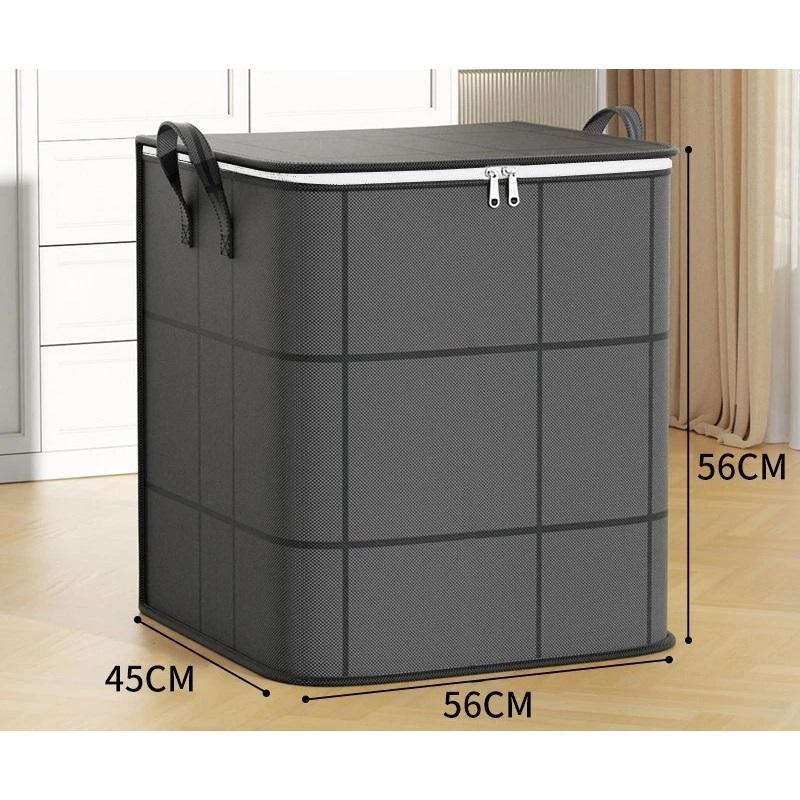 Extra Large Quilt Storage Bag Thick Fabric Clothes Organizer Container for Blanket Bedding Moving Packing