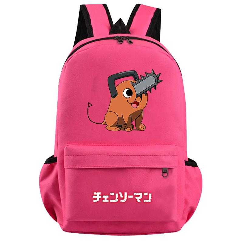 Anime Chainsaw Man Rucksack für Jungen Mädchen Hildren Zurück zur Schule Schultasche Student Kawaii Rucksack Luffy Nami Lysop Leichte Taschen