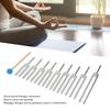 Tuning Fork Sound Therapy Portable Improving Cognition Musical Tones Tuner Fork Tool for Meditation Yoga
