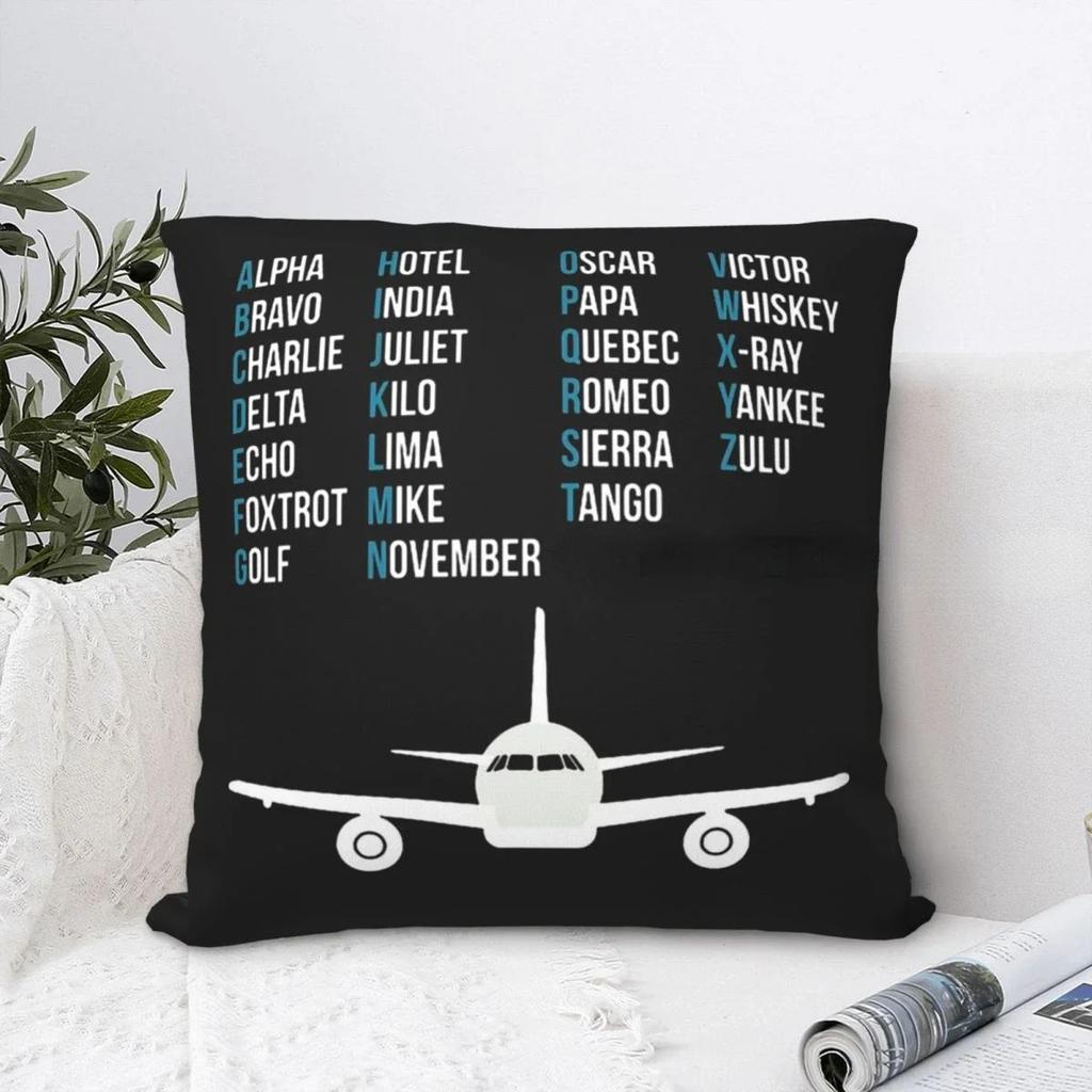 Pinyin List Lot Prezent Samolot Pilot Samolotu Nadruk Poszewka na Poduszkę Sofa Poszewka na Poduszkę Wystrój Domu Impreza Samochód Pościel