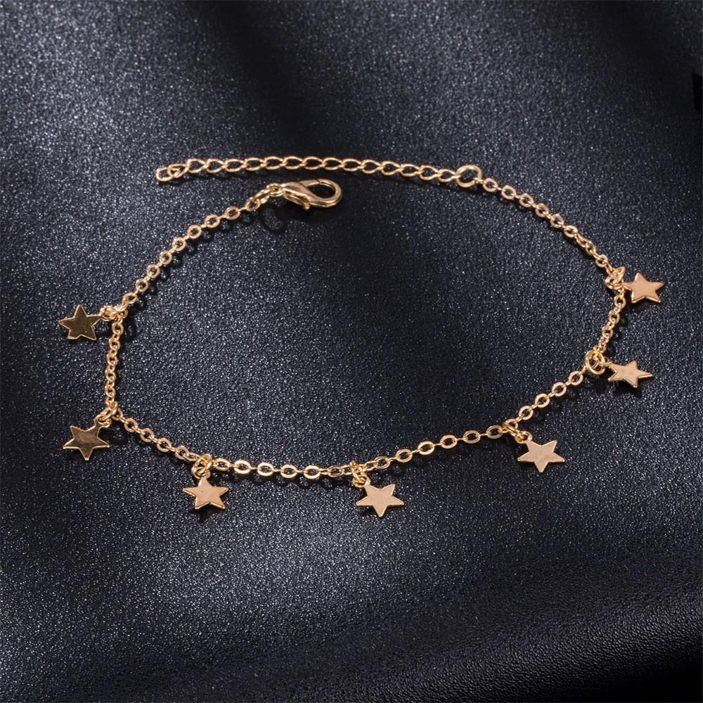 Star Sequin Fashion Anklet – Versatile Women's Foot Jewelry