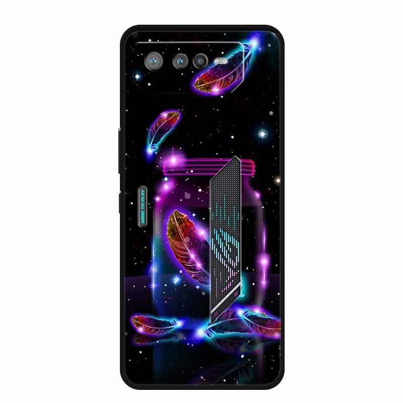 Für Asus ROG Phone 6 Hülle Luxus Silikon TPU Weiche Abdeckung Handyhülle für Asus ROG Phone 6 Pro Funda Rog6 Schutz Hülle Cartoon Hülle