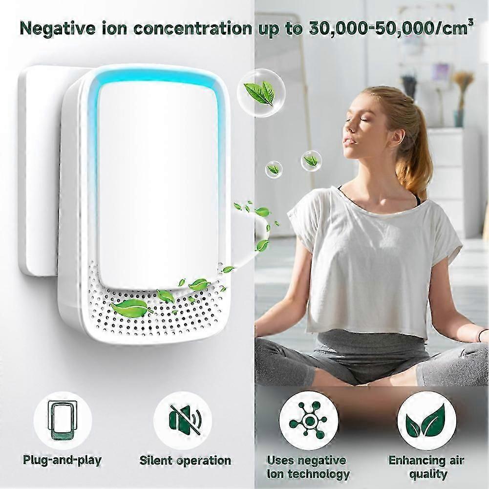 Air Ionizers for Home 3-Pack,Negative Ion Generator EU