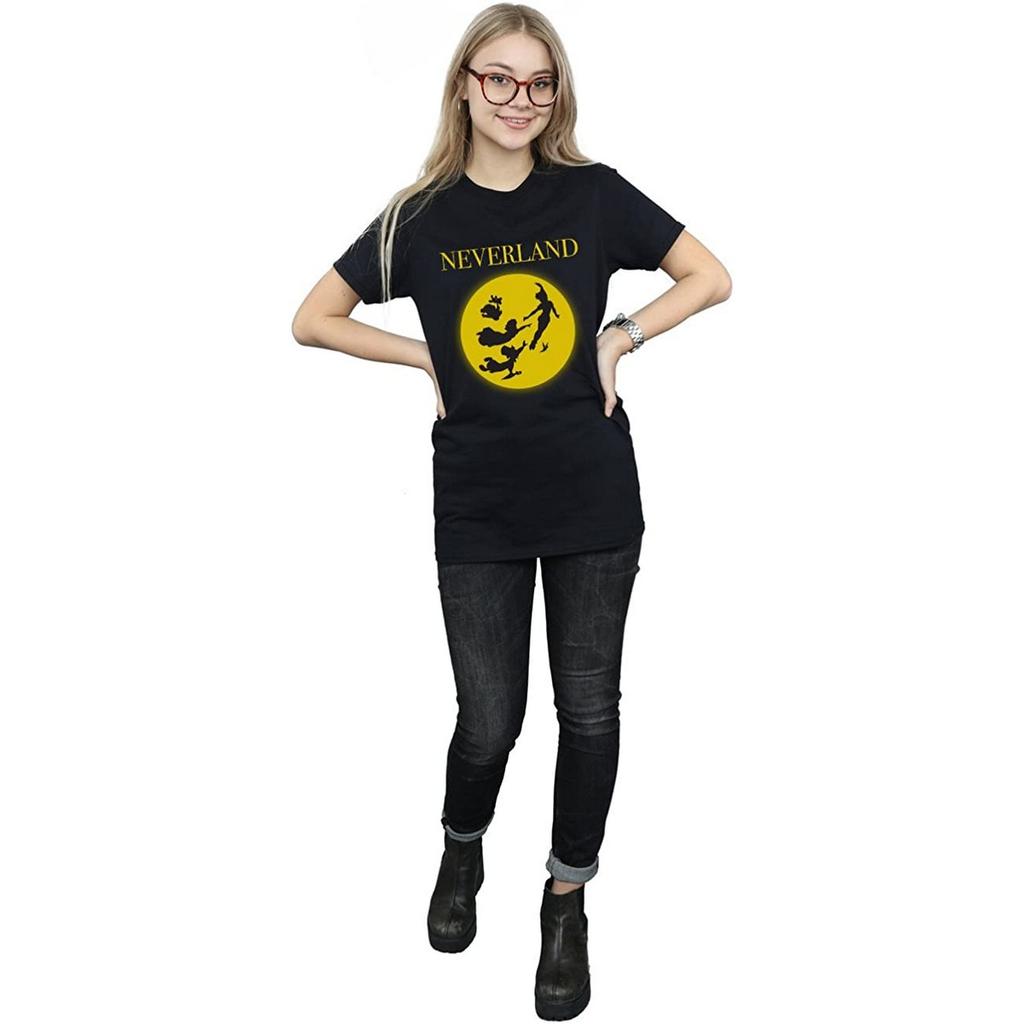 Peter Pan Damen/Damen Mond Baumwoll-T-Shirt