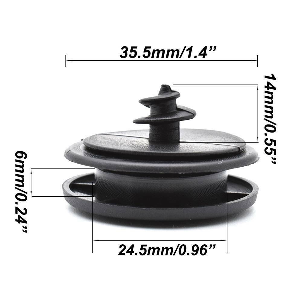 10Sets  Black Car Floor Mat Clips Carpet Retainer Fixing Holders Grips