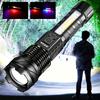High Power Rechargeable Portable Flashlight Long Battery Life, Waterproof, Outdoor, Emergency, Multifunctional