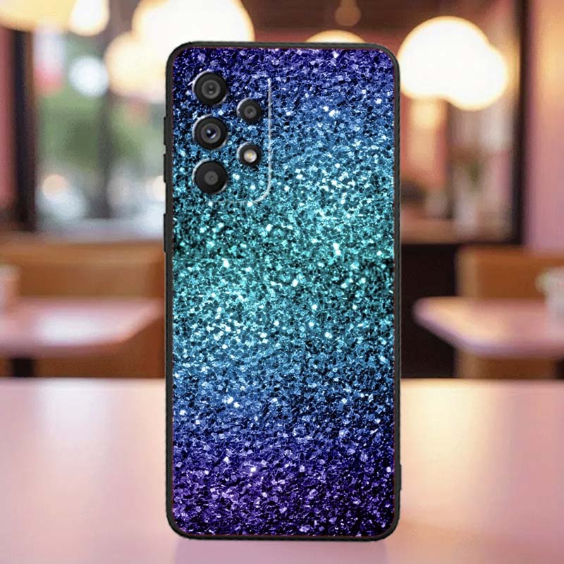 

Сияющие креативные узоры Для Samsung A41 A35 A34 A33 A32 A25 A24 A23 A21s A06 A05 A04 A03 Note 10 20 Ultra 5G Черный чехол Galaxy A06