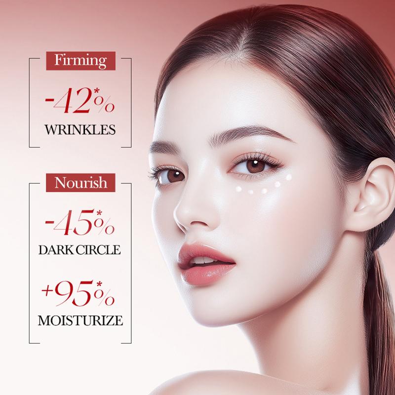 Eye Cream Instant Wrinkle Remove Snail Essence Remove Fine Lines Eye Bags Anti Dark Circle Puffiness Moisturize Firming Eye Care