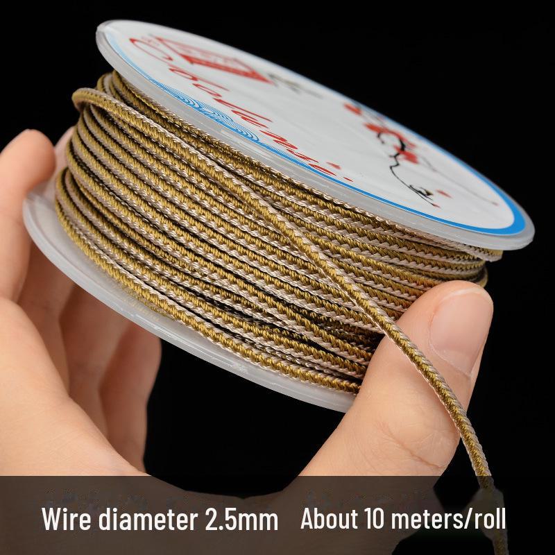 Hand-Woven 2.5mm Ruyi Rope for Jade Pendant Lanyard or Colorful Beaded Bracelet