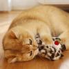 Cat Toys Cute Roll Plush Doll Cartoon Bite-Resistant Interactive Toy for Small Medium Dogs Built-in Rattle Paper Safe Skin-Friendly Pet Toy