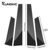 For SEAT Leon Altea 2005 2006 2007-2012 Car Window Door Column B C Pillar Post Trim Cover Glossy Black PC Stickers Accessories