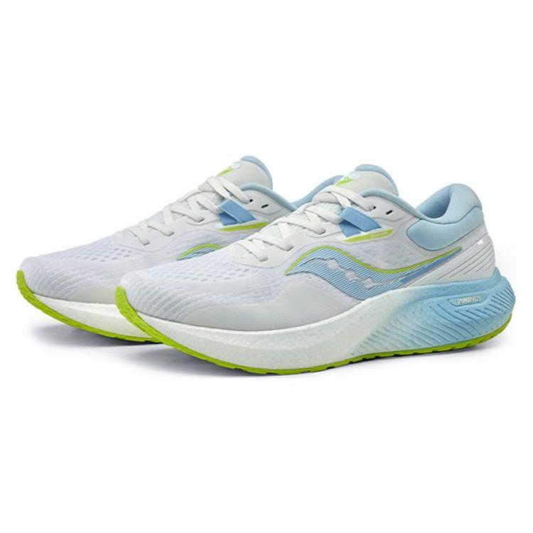 SAUCONY Surge 1 Comfortable Shock Absorbing Non-Slip Durable Low-Top Running Shoes Men Sneaker White Blue Green S28187-4
