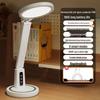 LED Desk Lamp: Eye Protection, Bedside & Study Light for College Dorm; Night Light with Charging & Timer; Compact & Stylish Design