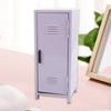 Compact Storage Box for Desk with Lock And Key Makeup Accessories