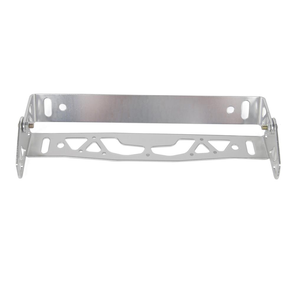 Universal Aluminium Auto Verstellbarer Drehbarer Auto Kennzeichenhalter Solide Kennzeichenrahmen Rahmen für Autonummer