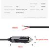 Replacement Cigarette Lighter Plug - 12 24V Male Cigar Plug Car Adapter DC Battery Charger Connectors Power Supply